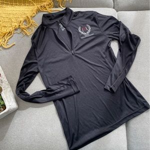 Athletic Zip Long Sleeve Shirt